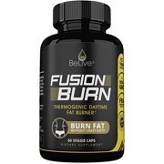 Fusion Burn Garcinia Cambogia with Apple Cider Vinegar Weight Loss Pills for Women and Men - Thermogenic Fat Burner Supplement for Energy, Focus, and Endurance - 60 Veggie Caps - 008523344564