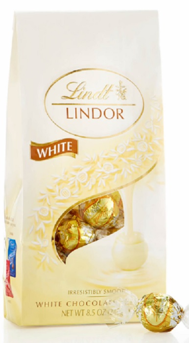 Lindt, Lindor, White Chocolate Truffles - 009542016197