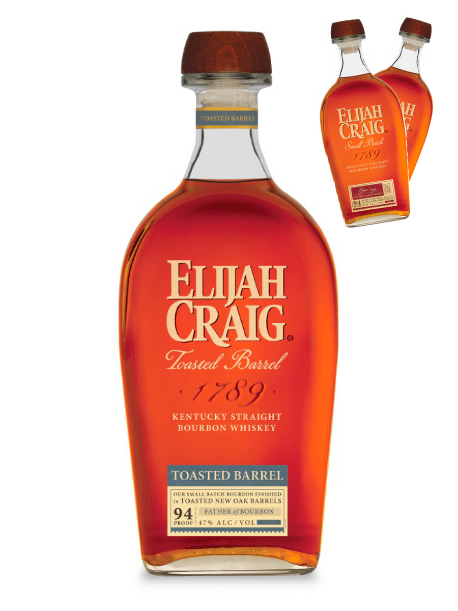 Elijah Craig Toasted Barrel & 2x Small Batch Bourbon Whiskey Combo (Li - 0096749002870