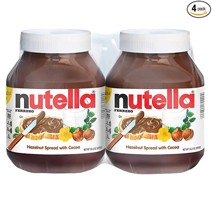 Nutella Hazelnut Spread, 33.5 oz each, 4 Count - 009800892266