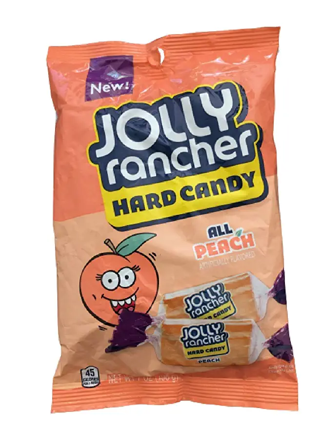  Jolly Rancher All Peach Hard Candy, 7 Oz  - 010700517265
