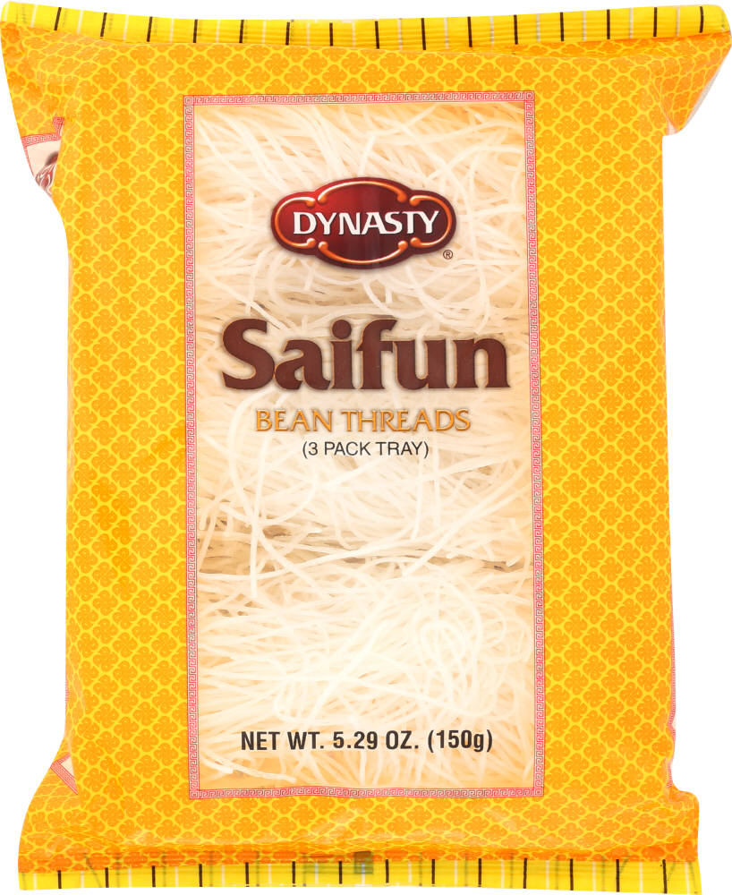 DYNASTY: Saifun Bean Threads 3 Pack Tray, 5.29 oz - 0011152031941