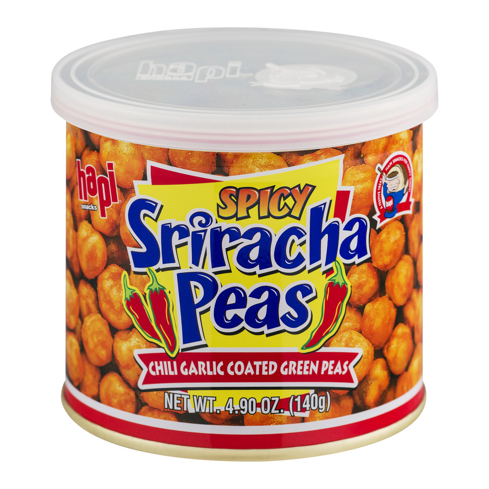 HAPI: Spicy Sriracha Peas Snack, 4.9 oz - 0011152145969