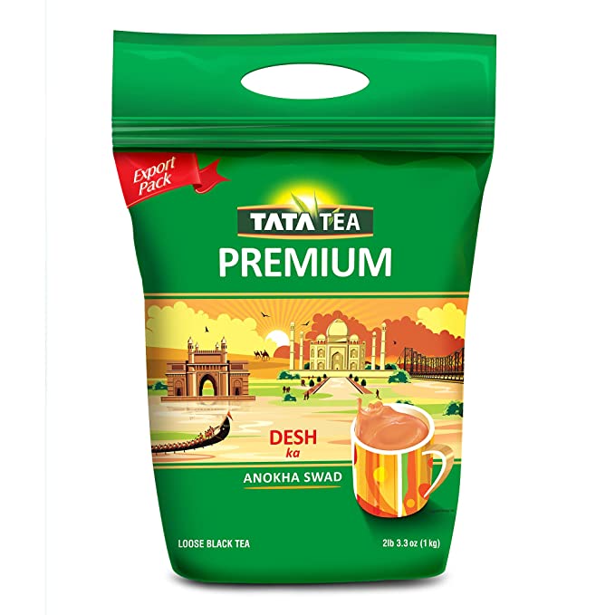  Tetley USA Tata Tea Premium, Loose Leaf Black Tea, Premium Black Tea, 1kg, (Tata_2_South)  - 011156060220
