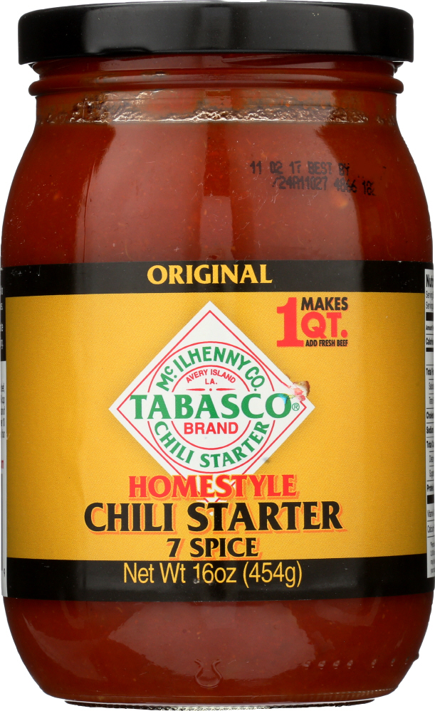 TABASCO: Original Seven Spice Chili Recipe Sauce, 16 oz - 0011210004009