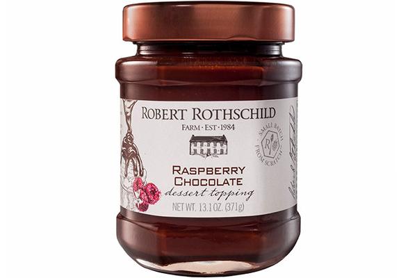 ROTHSCHILD: Raspberry Chocolate Dessert Topping, 13.1 oz - 0011246657538