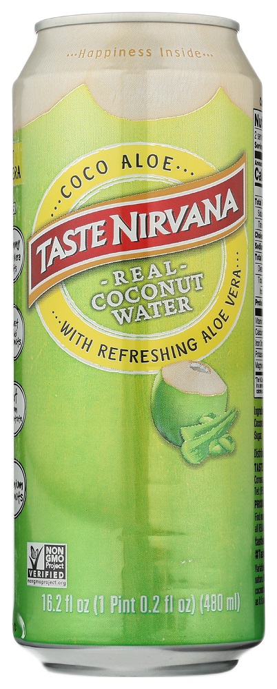 TASTE NIRVANA: Real Coconut Water Tall Can, 16.2 oz - 0011259904292
