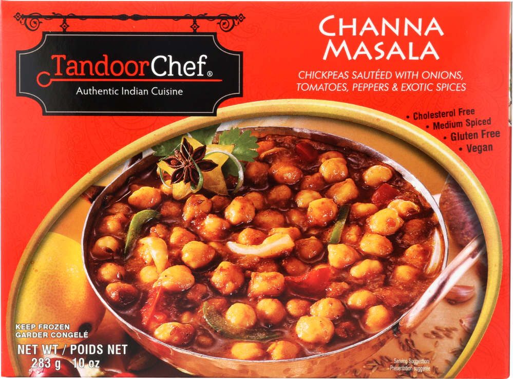 TANDOOR CHEF: All Natural Channa Masala, 10 oz - 0011433110617