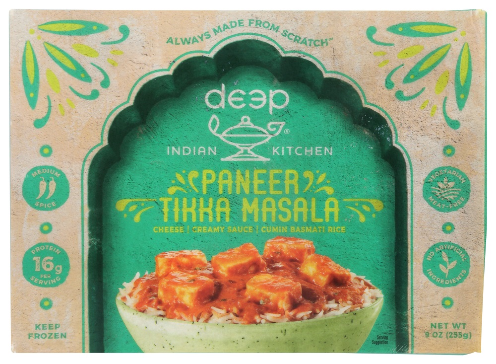 DEEP INDIAN KITCHEN: Paneer Tikka Masala Entree, 9 oz - 0011433115193