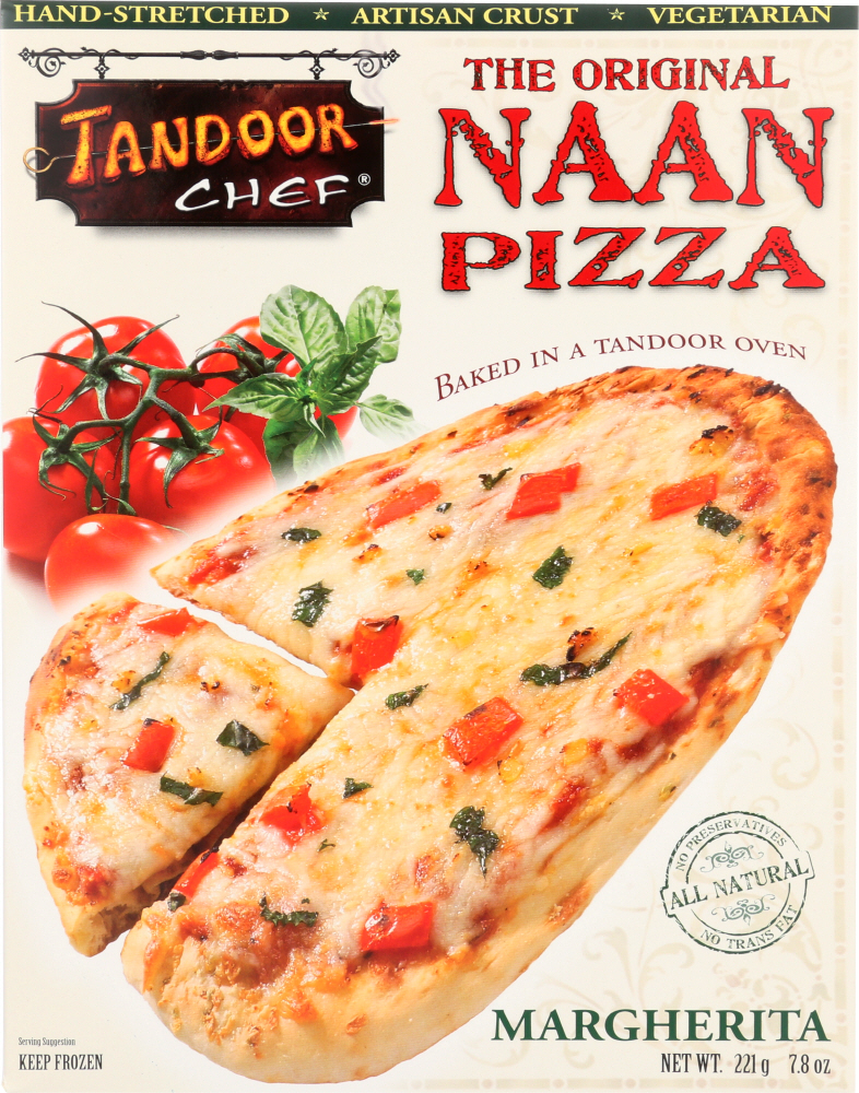 TANDOOR CHEF: Naan Pizza Margherita, 7.8 oz - 0011433119719