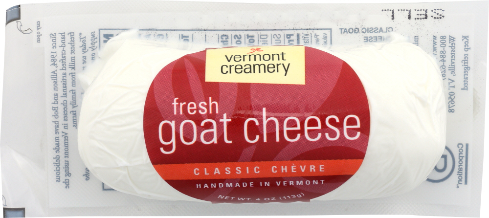 VERMONT CREAMERY: Classic Chevre Goat Cheese, 4 oz - 0011826100126