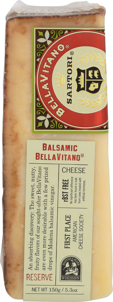 SARTORI RESERVE: Cheese WDG Balsamic Bellavitano, 5.3 oz - 0011863118740