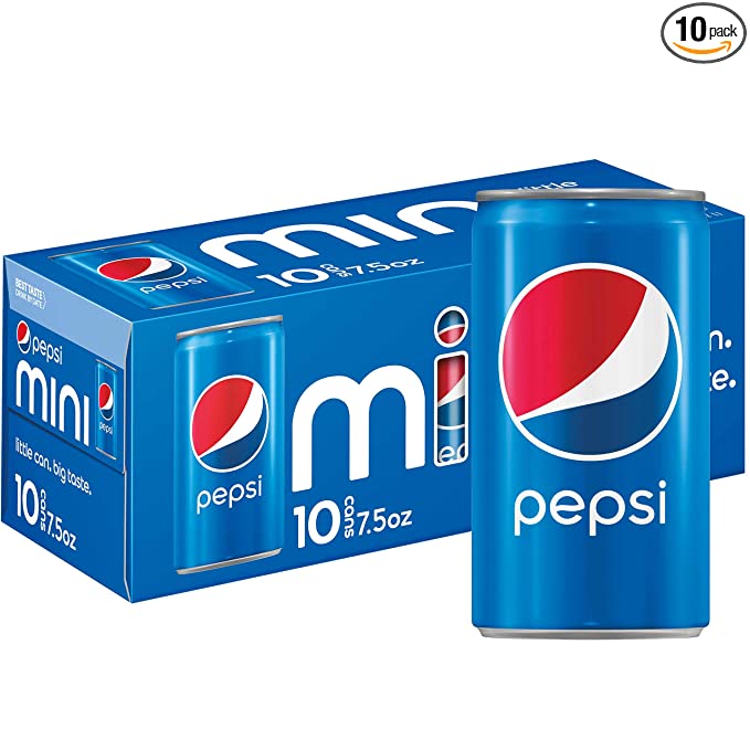  Pepsi Soda, 7.5 Ounce (Pack of 10)  - 359627250177