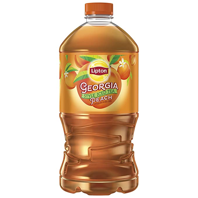 Lipton Georgia Style Iced Tea, Peach, 64 fl oz. Bottle - 012000205842