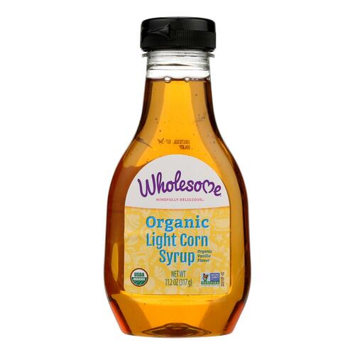 Wholesome Sweeteners Light Corn Syrup - Liquid Sweetener - Case Of 6 - 11.2 Oz. - tombstone