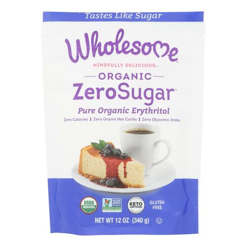 Wholesome Sweeteners Sweetener - All Natural - Calorie Free - Zero - Pouch - 12 Oz - Case Of 8 - 012511347116