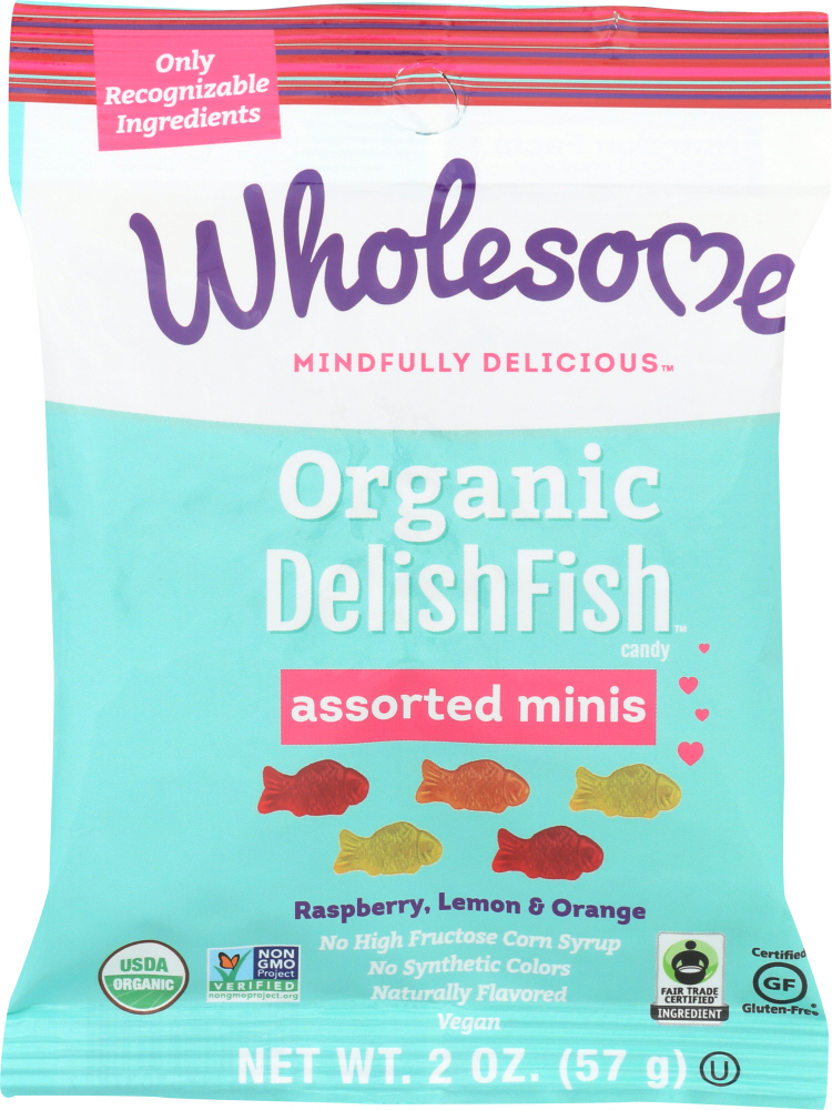 WHOLESOME: Assorted Mini DelishFish Candy, 2 oz - 0012511530372