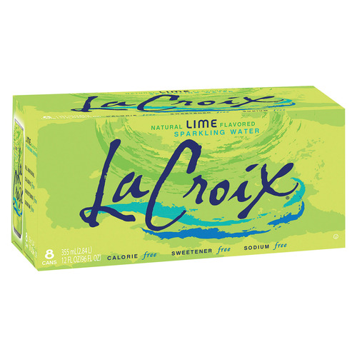 Lacroix Sparkling Water - Lime - Case Of 3 - 12 Fl Oz. - 0012993221256