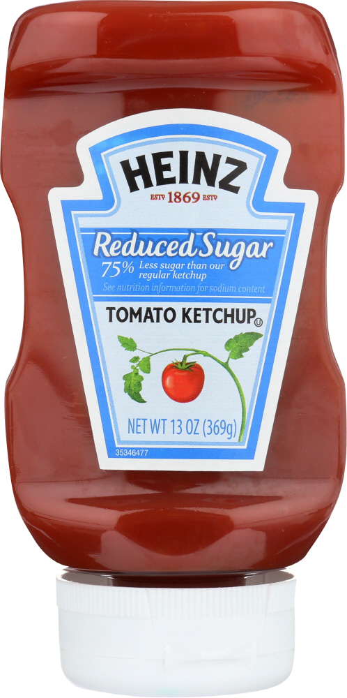 Heinz Ketchup, Reduced Sugar - Case Of 6 - 13 Oz - 0013000007993