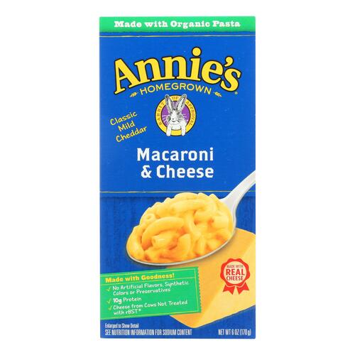 Annie'S Classic Cheddar Macaroni & Cheese - 00013562000456