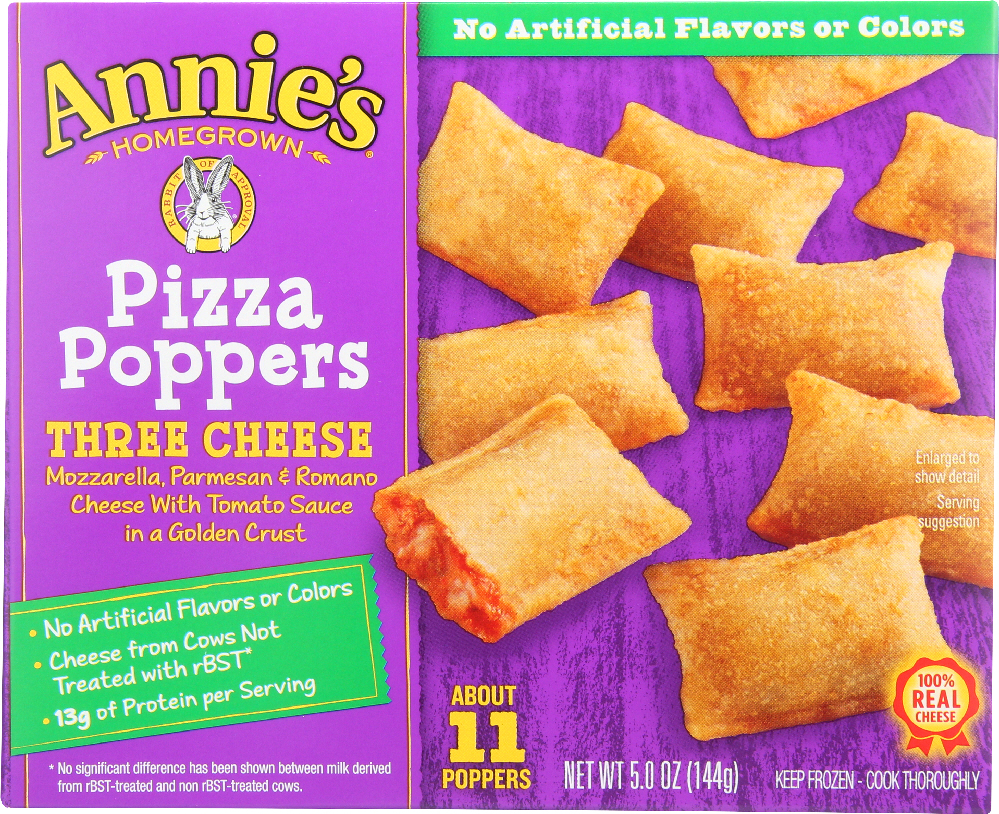 Annie'S Three Cheese Pizza Poppers - 00013562001613