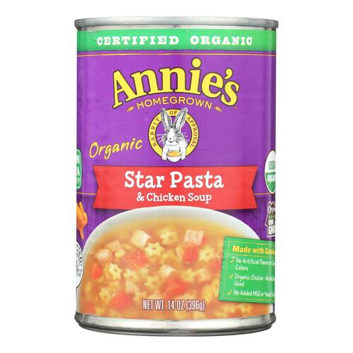 Annie'S Organic Star Pasta & Chicken Soup - 00013562100996
