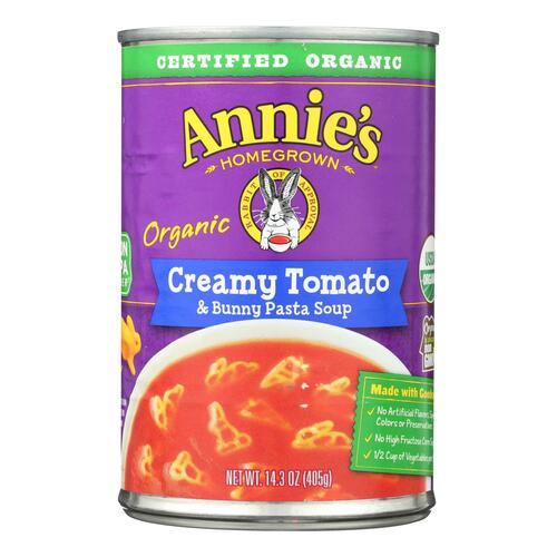 Annie'S Organic Creamy Tomato & Bunny Pasta Soup - 00013562101191