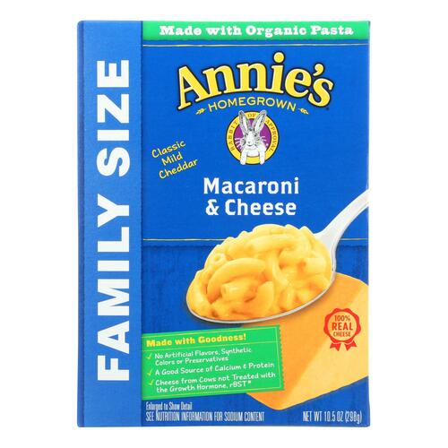 ANNIES HOMEGROWN: Mac and Cheese Classic Macaroni, 10.5 oz - 0013562300501