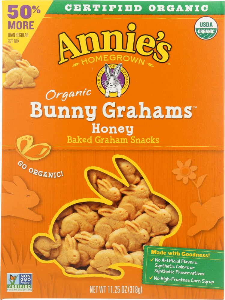 ANNIES HOMEGROWN: Honey Bunny Big Box Organic, 11.25 oz - 0013562493975