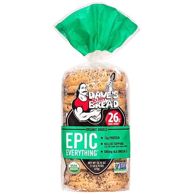  Dave's Killer Bread Organic Everything Bagels - 16.75 oz Bag  - 013764028036