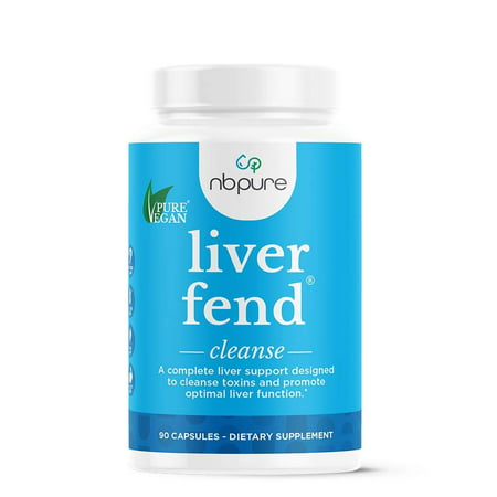 nbpure Liver Fend Liver Detox and Cleanse Milk Thistle Supplement 90 Count - 013886030313