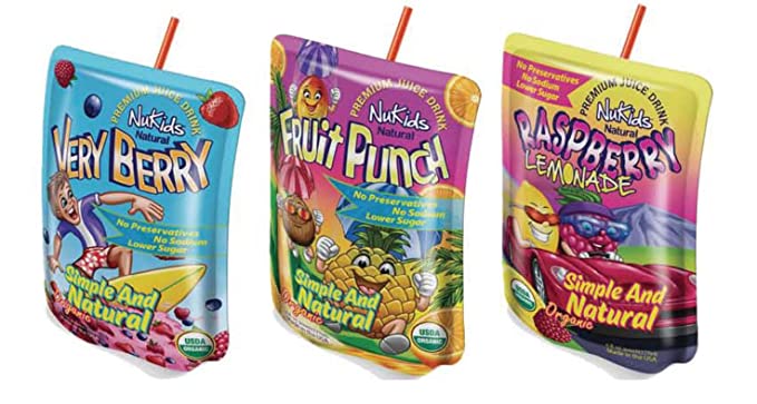 NuKids Assorted Organic Juice Drink 24 Pack - 013964758238