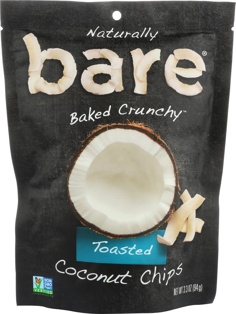 BARE FRUIT: Toasted Coconut Chips, 3.3 oz - 0013971030006