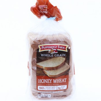 Whole grain bread, honey wheat - 0014100085973