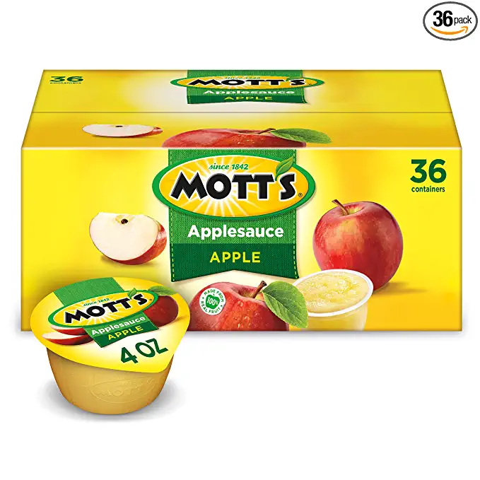Mott's Applesauce, 4 Ounce Cup, 36 Count - 014800002119