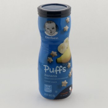 Crawler puffs banana cereal snack - 0015000045210
