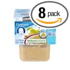 Gerber 2nd Foods Nature Select Pears and Cinnamon with Oatmeal Baby Food, 7 Ounce - 8 per case. - 015000073657