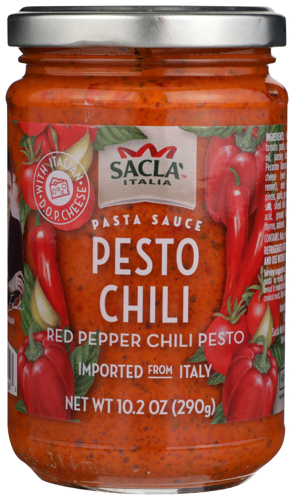 SACLA: Chili Pesto Sauce, 10.2 oz - 0015229411643