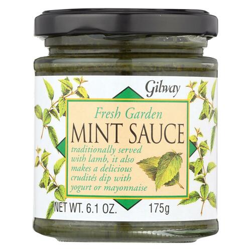 GILWAY: Fresh Garden Mint Sauce, 6.1 oz - 0015469000607