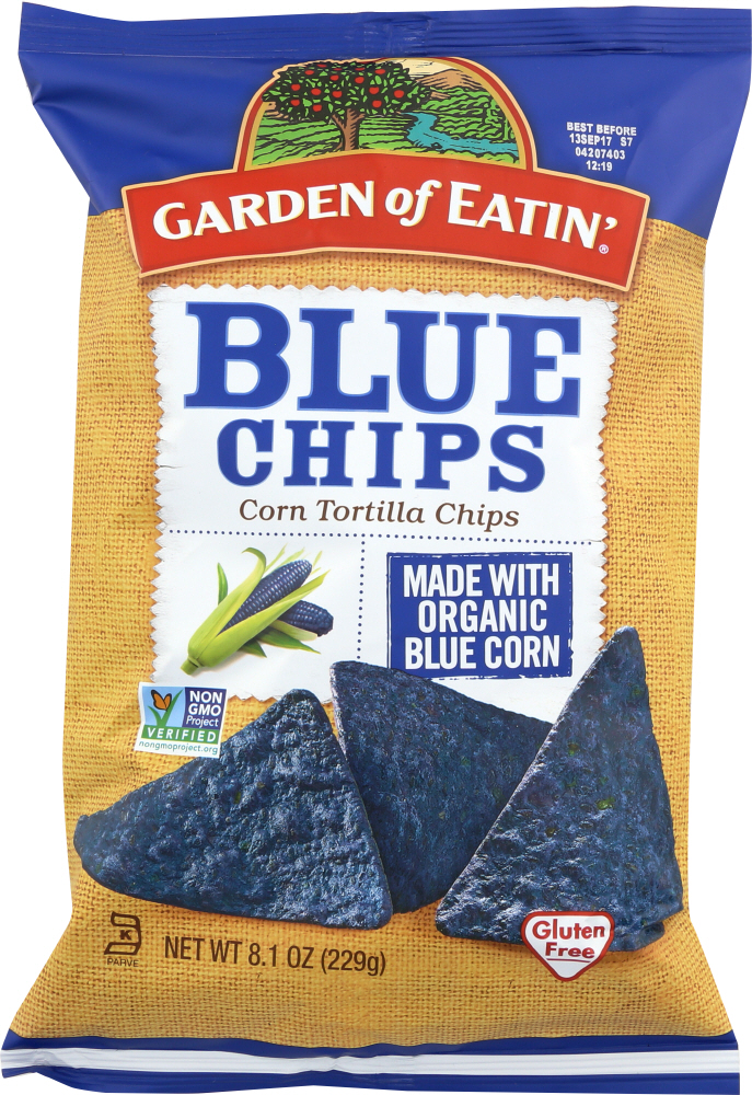 Garden Of Eatin', Corn Tortilla Blue Chips - 015839000015