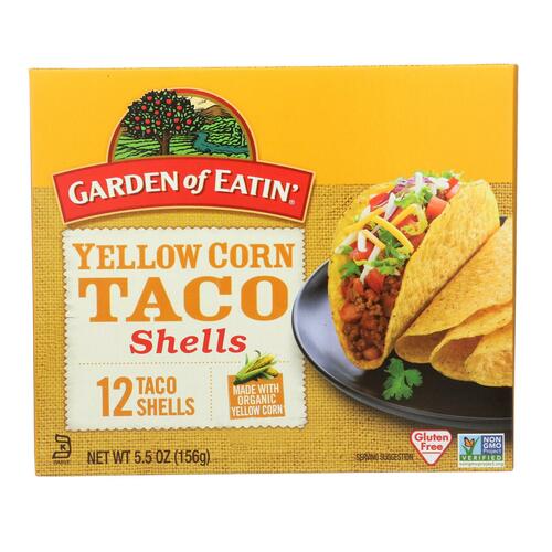 GARDEN OF EATIN: Yellow Corn Taco Shells, 5.5 oz - 0015839007311