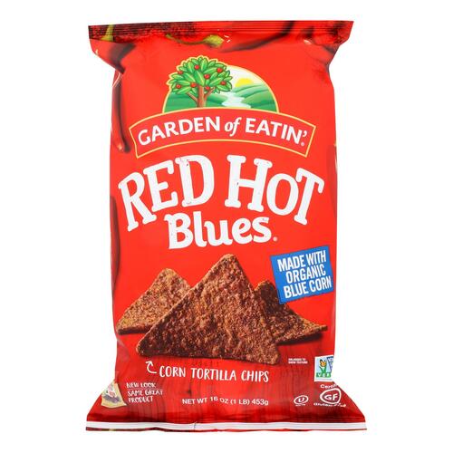 Garden Of Eatin', Red Hot Blues Corn Tortilla Chips - 015839008233
