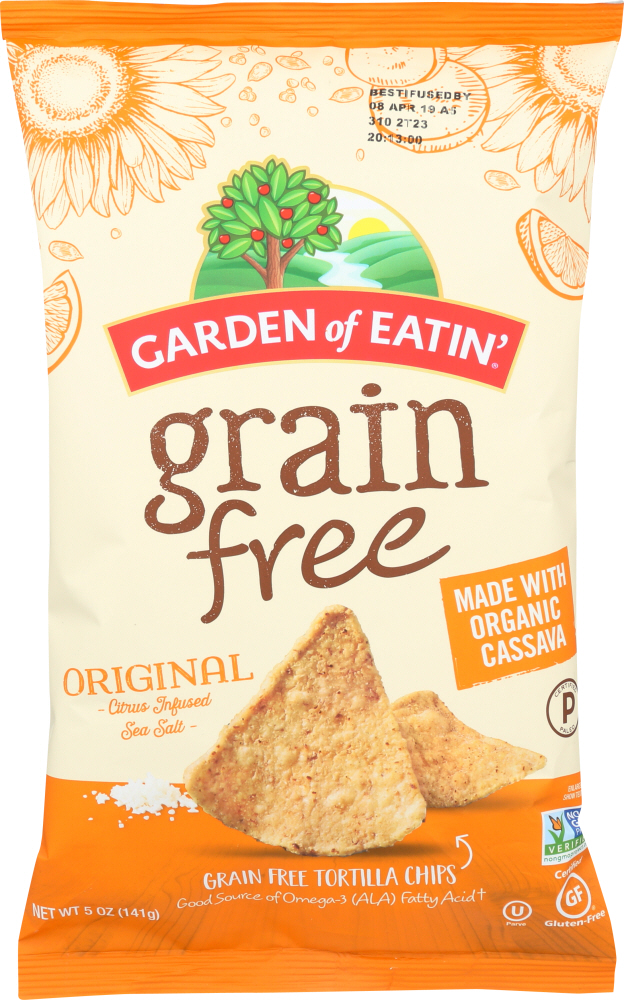 Original Grain Free Tortilla Chips, Original - 015839009605