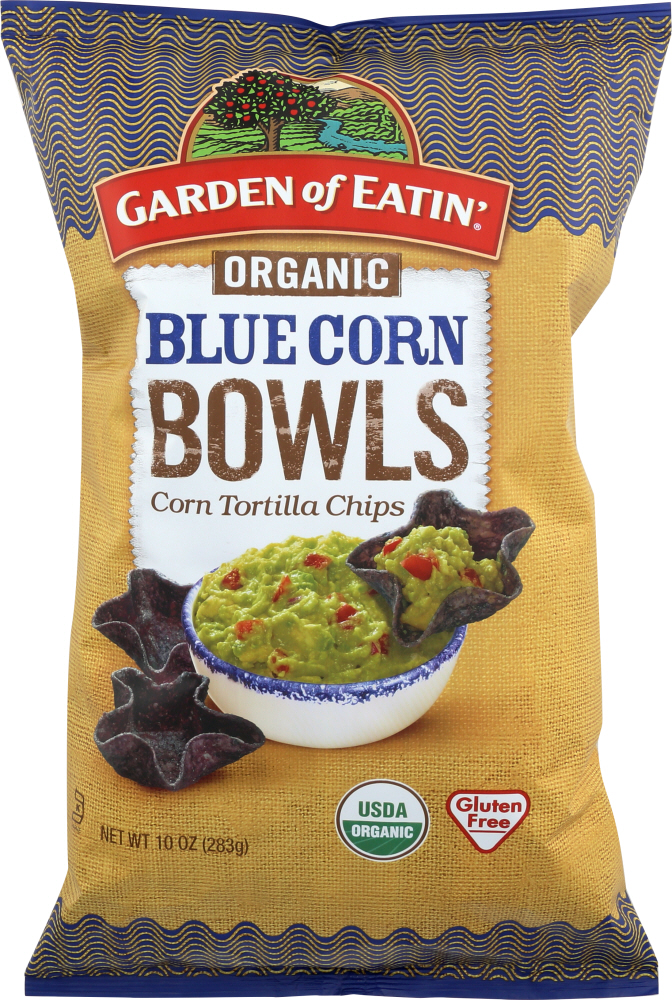 Organic Blue Corn Bowls Tortilla Chips - 015839022208