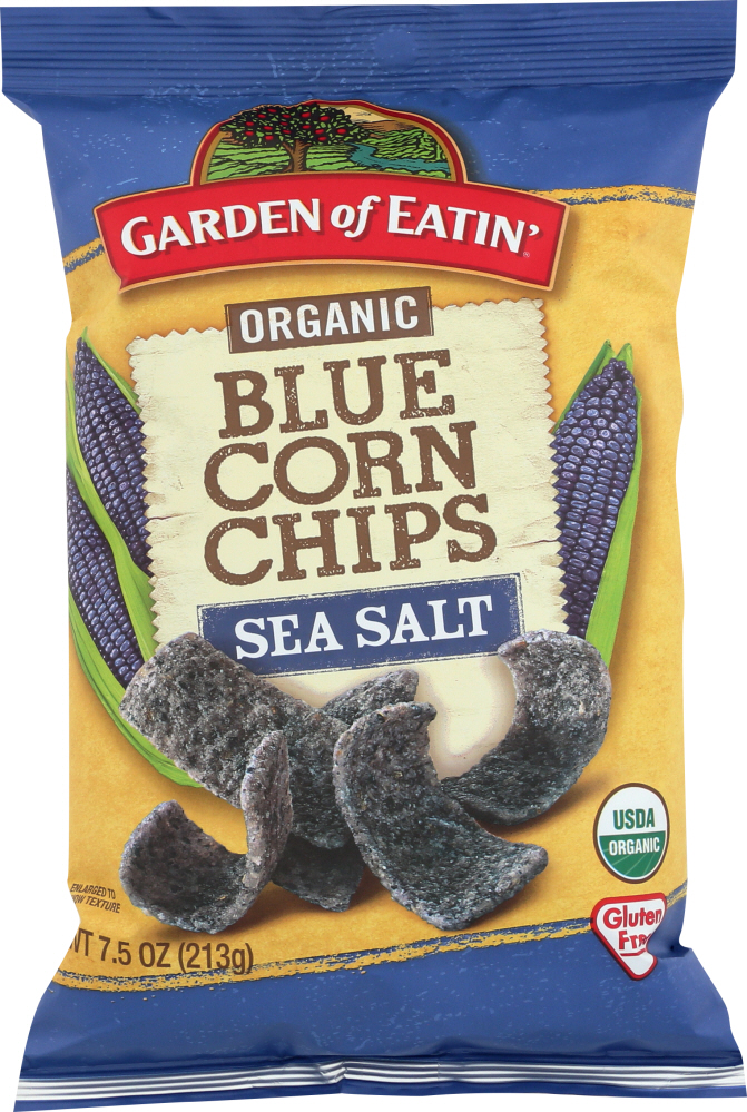 Sea Salt Blue Corn Chips, Sea Salt - 015839028279