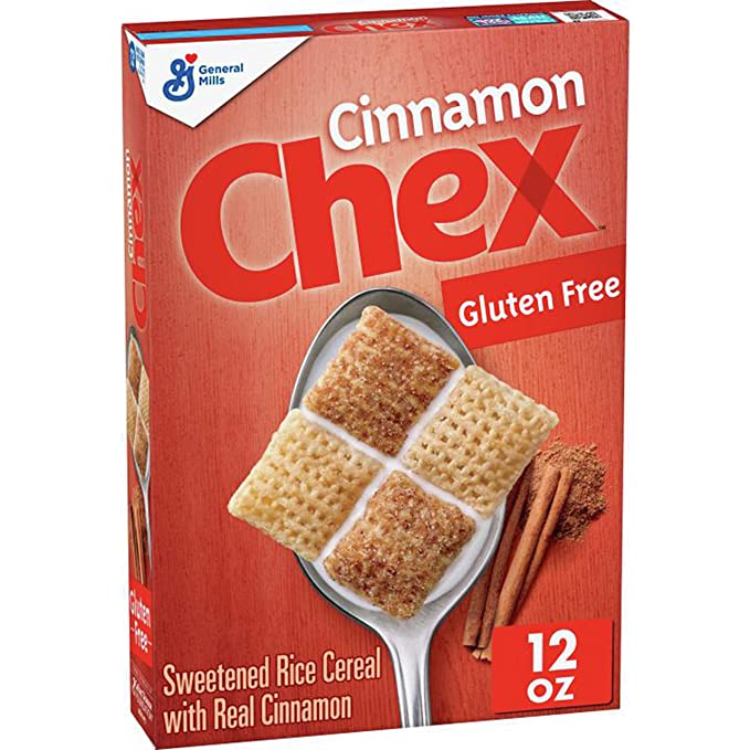 Cinnamon Chex Breakfast Cereal, Gluten Free, 12 oz - 016000103719