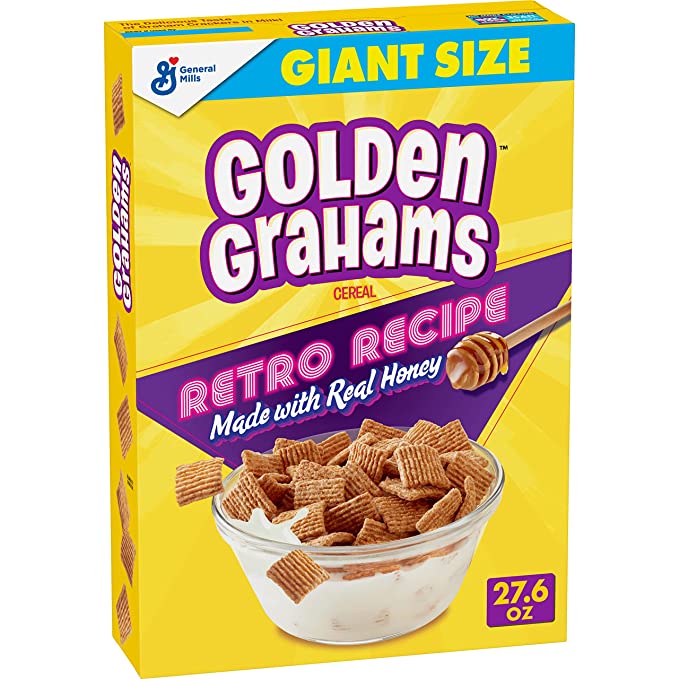 Golden Grahams, Cereal With Whole Grain, Graham Cracker, 27.6 Oz - 016000122246