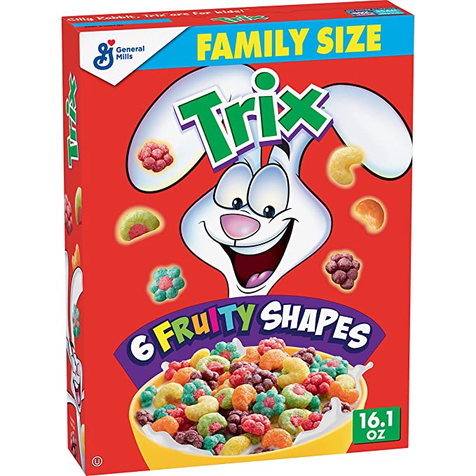  Trix, Cereal, Fruit Flavored Corn Puffs, 16.1 oz  - 016000169616