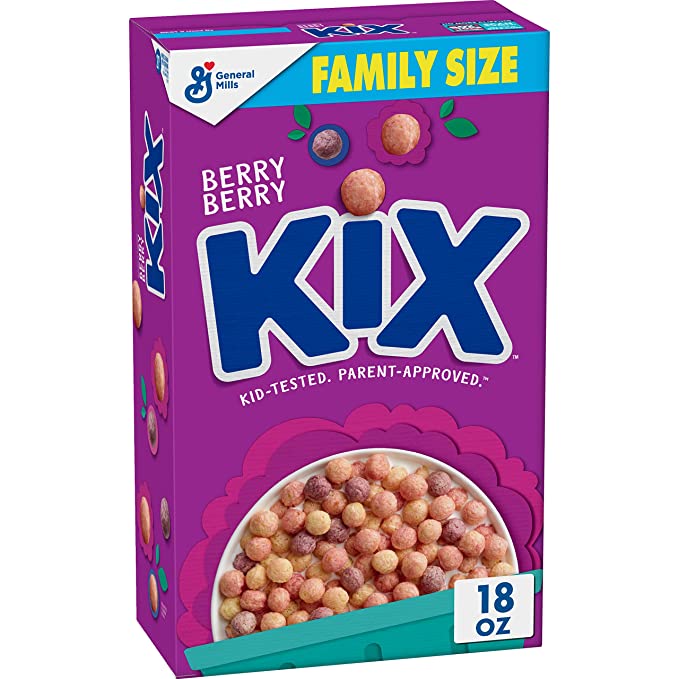  Berry Berry Kix, Whole Grain Breakfast Cereal, 18 oz - 016000169661