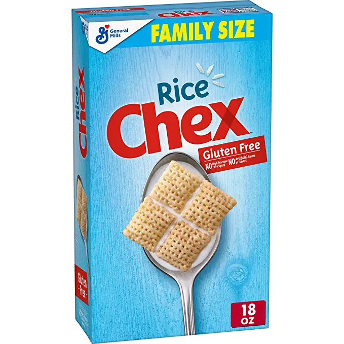  Rice Chex Breakfast Cereal, Gluten Free, 18 oz  - 016000171022